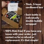 Vanilla Extract Bottles [8.5 oz, 6-Pack] – Flip Top Swing Top Glass Bottles for Homemade Extracts, Kombucha, Coquito, Juice – Airtight Leak-Proof Caps with Funnel, Extra Gaskets, Labels & Marker - Image 5