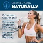 Hydrogen Water Bottle Generator, 2000PPB SPE/PEM Tech, USB-C Rechargeable, Self-Cleaning, Portable 420ml Hydrogen Glass Water Bottle, Hydrogen Water Generator & Ionizer for Health - Image 5