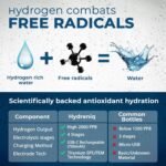 Hydrogen Water Bottle Generator, 2000PPB SPE/PEM Tech, USB-C Rechargeable, Self-Cleaning, Portable 420ml Hydrogen Glass Water Bottle, Hydrogen Water Generator & Ionizer for Health - Image 6