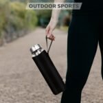 32 oz Glass Water Bottle with Tea Infuser reusable Tea Tumbler with Strainer portable Travel Mug with Sleeve for Loose Leaf Tea, Cold Brew Coffee, Infused Fruit Water (Blue) - Image 5