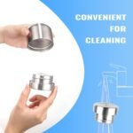 Insulated Vacuum Thermo Bottle 1500ml/50.7oz with Cup Stainless Steel Coffee Bottles for Hot and Cold Drink Water Flask.(Silver, with Handle, 1500ml) - Image 6