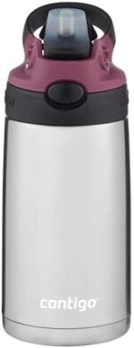 Contigo AUTOSPOUT Camping Hydration Thermal Bottle 1 Count (Pack of 1) Eggplant & Punch - Image 3