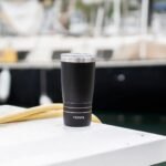 Tervis Traveler Powder Coated Stainless Steel Triple Walled Insulated Tumbler Travel Cup Keeps Drinks Cold & Hot, 20oz, Onyx Shadow - Image 6