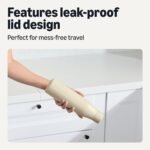 Amazon Basics Insulated Stainless Steel Water Bottle, 20 oz., BPA-Free, Ivory - Image 5