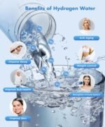Hydrogen Water Bottle, Hydrogen Water Bottle Generator,3-Min Electrolysis Smart Water Ionizer with SPE/PEM Technology, Hydrogen Water Machine for Women Men Office School Bike Running - Image 3