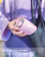 10 oz Insulated Coffee Tumblers, Travel Coffee Tumblers with Straw, Double-Wall Stainless Steel Tumbler, Leak Proof Tumbler, Reusable Cups with Lids for lced and Hot Drinks (Blue) - Image 8