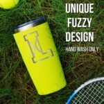 Onebttl Personalized Tennis Gifts for Women, Tennis Lovers, Men, 20oz Stainless Steel Tumbler for Christmas, Birthday with Laser Initial - L - Image 3
