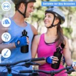 Zubebe 36 Pcs Sport Water Bottles Bulk 21 oz Squeeze Reusable Bpa-free Plastic Water Bottle with Nylon Strap Leak Proof Blank DIY Cup for Travel Hiking Cycling Sport Event Team Gift - Image 4