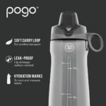 Pogo BPA-Free Plastic Water Bottle with Chug Lid, Fuchsia, 32 oz. - Image 6