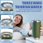 36 Pack, 20oz Stainless Steel Bulk Tumblers with Lids and Straws, Leakproof Double Wall Travel Mug for Hot/Cold Drinks, Home Office Outdoor Party, Durable Powder Coated Insulated Cup/Mix Color - Image 5