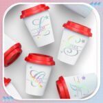 10 Sheets Personalized Custom Stickers Name Decals for Tumbler UV Monogram Sticker Cup Wraps Letter Sticker Vinyl Decal Monogram Mugs Waterproof Decals for Laptops(Iridescent) - Image 5