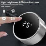 Tea Infuser Bottle - Double Wall Glass Portable Travel Mug with Stainless Steel Filter - Tea Tumbler Water Bottle Diffuser Bottles Tea Cup for Loose Tea Flower Herbal (Silver) - Image 4