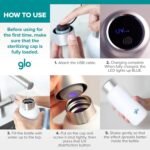 Glo - UV Water Smart Bottle | Eliminates Bad Odor and Taste | Double Insulation Stainless Steel BPA Free 400ml | Keeps Water Hot 12h and Cold 24h | Perfect for Camping Hiking Cycling and Survival - Image 6