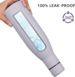 BJPKPK Insulated Water Bottle 17oz Stainless Steel Water Bottles Dishwasher Safe Metal Thermal Keep Cold and Hot,Mist Grey - Image 5