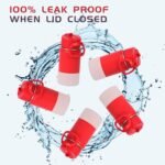 Volhoply 14oz KIds Stainless Steel Insulated Leakproof Water Bottle with Straw Lid and Silicone Boot,BPA-Free Easy Use for Boys&Girls,Double Wall Vacuum Bottles(Red,1) - Image 5