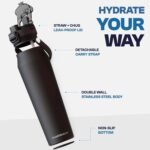 Frost Buddy 32oz Insulated Water Bottle with Straw & Chug Lid | Leak-Proof Stainless Steel | 24-Hours Cold | Sweat-Proof, Cup Holder Friendly | Ideal for Gym, Travel, Sports & Everyday Hydration - Image 4