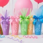 Tenceur 5 Sheets Custom Name Letter Stickers for Cups Waterproof UV DTF Cup Wraps Personalized Name Stickers Vinyl Letter Alphabet Decals for 14-40oz Tumbler Water Bottles DIY Craft - Image 4