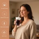 16oz/480ml Iced Coffee Cups With Lids And Straws,Reusable Leakproof Glass Tumbler,Water Bottles,Cold Brew,Drinking Jars For Juicing,Matcha,Tea,Smoothie For Travel,Office (Off-White) - Image 4