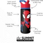 Simple Modern Kids Summit Water Bottle with Straw Lid | Marvel Spider Man 18oz Stainless Steel Cup Insulated Tumbler for Toddlers, Boys, School | Spidey Kid - Image 4