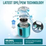 H2-Max Hydrogen Water Bottle Generator with SPE/PEM Membrane, 3rd Party US Lab Tested (6.1 PPM), Portable 7 Oz Capacity - Image 5