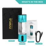 H2-Max Hydrogen Water Bottle Generator with SPE/PEM Membrane, 3rd Party US Lab Tested (6.1 PPM), Portable 7 Oz Capacity - Image 9