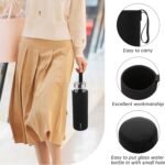 Glass Water Bottles 32 oz, 1 liter / 1000ml Wide Mouth Glass Drinking Bottles with Lids, Large Reusable Borosilicate Glass Water Bottle for School Home Office Travel Sport Yoga Gym, Black - Image 6