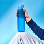 Ion8 1 Litre Water Bottle, Leak Proof, Flip Lid, Carry Handle, Rapid Liquid Flow, Dishwasher Safe, BPA Free, Soft Touch Contoured Grip, Ideal for Sports and Gym, Carbon Neutral Recyclon, 32 oz, Blue - Image 7