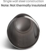 Smartshake Rockband Reforce Stainless Steel Protein Shaker Bottle - Non Insulated Gym Shaker Bottles - 900 ml | 30 oz - Leakproof Screw-on Lid - BPA Free | Motörhead, Born To Lose Logo, Black - Image 5