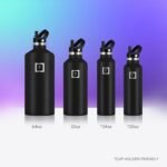 IRON °FLASK Camping & Hiking Hydration Flask with Straw, BPA-Free Insulated Stainless Steel Sports Water Bottle - 64 oz Blue Waves - Image 6