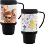 Thermo-Temp 16 oz. Black Acrylic DIY Create Your Own Travel Mug - Image 4