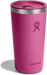 Hydro Flask All Around Tumbler Press-in Lid, Insulated Travel Mug, Stainless Steel Coffee Cup 20 Oz Reef Pink - Image 4