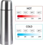 Insulated Thermal Bottle With Cup Stainless Steel Coffee Flask For Hot And Cold Drink,Vacuum Insulated Tumbler Water Bottle,Double Walled Sport Travel Mug (350ml) - Image 3