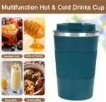 Coffee Mug 12oz - Insulated Travel Mug Spill Proof with Leakproof Lid Vacuum Stainless Steel Travel Coffee Mug Water Tumbler to GO, Reusable Coffee Cup for Men and Women for Hot & Cold Drinks - Image 3