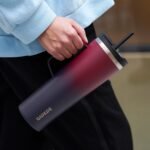 BJPKPK Insulated Tumbler with Handle, 26oz Insulated Tumblers with Lid and Straw, Stainless Steel Metal Water Bottles, Coffee Travel Mugs, Cups, Black - Image 7