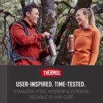 THERMOS ICON SERIES Stainless Steel Water Bottle with Screw Top Lid - 32 Ounce, Saddle - Vacuum Insulated Water Bottle with Lid - Image 5