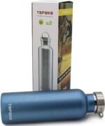 TOPOKO 25 oz Stainless Steel Vacuum Insulated Water Bottle, Keeps Drink Cold up to 24 Hours & Hot up to 12 Hours Leak Proof and Sweat Proof Large Capacity Sports Bottle Wide Mouth Metal Lid - Image 5