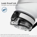 32oz Water Bottle with Chug Lid, Frosted & Clear Tritan BPA-Free, Leakproof, Wide Mouth, Portable Sports Water Bottle for Gym, Office, Travel, Outdoor (Transparent) - Image 4