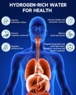 Hydrogen Water Bottle - Portable, Rechargeable, LED Timer, Aluminum and Glass, 5000 PPB Hydrogen in 10 Minutes, for Husband, Father, Friend & Family, for Sports, Home, Office (Black, 340ml) - Image 3