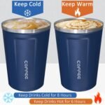 4 Pack Travel Coffee Mug 17oz Insulated Coffee Cup with Lid, Reusable Thermal Coffee Cup Stainless Steel Coffee Tumbler to Keep Hot & Cold Drinks for Car, Daily, Travel and Gifts, Multicolor - Image 5