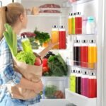 Clear Glass Bottles with Lids 18 oz, Reusable Glass Water Bottles with Stainless Steel Cap for Refrigerator, Juicing, 100% Leak Proof, BPA Free, Juice Bottle Drinking Jar Containers Set of 6 - Image 5