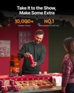 xTool F2 5W IR & 15W Diode Dual Laser Engraver, Built-in 50MP Camera, 6000mm/s Ultra Fast, 3D Embossing, Color Marking on Metal, On-Site & Small-Batch Ready, Portable Desktop Laser Engraving Machine - Image 5