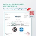 Hydrogen Water Bottle Generator - Up to 4100+ PPB - SPE/PEM Technology - Certified H2 Generator - Portable Athletic Performance & Hydration System - 6-Hour Hydrogen Retention, 10 oz (Turquoise) - Image 5