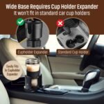 Tupkee 20 oz Double Wall Glass Tumbler With Lid – All Glass Hand Blown Reusable Insulated Travel Mug - For Coffee, Tea, Boba, Iced Coffee, and Smoothie Cup To Go – Black - Image 3