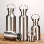 CDJ 68 oz Single Walled Stainless Steel Leak Proof Sports Water Bottle 18/8(304) metal water bottle for Cyclists, Runners, Hikers, Beach Goers, Picnics, Camping - BPA Free - Image 5