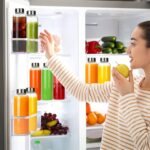 P&C GOODS Glass Juice Bottles with Lids Set of 8, Reusable Clear Glass Water Bottles 18oz with Stainless Steel Cap for Refrigerator, BPA Free and Leak Proof - Image 5