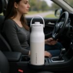 VINCEPLUS Insulated Stainless Steel Bottle – Flip Top Staw Lid | BPA-Free, Refillable, and Insulated | Ideal for Fitness, Outdoor Adventures, and Everyday Use (JET BLACK, 23, Fluid Ounces) - Image 5