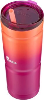Bubba Envy S Vacuum-Insulated Stainless Steel Tumbler with Lid and Straw, 24 oz, Pink Sorbet - Image 3