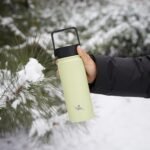 Konokyo 22oz Stainless Steel Bottles with 3 Lids Sport Insulated Water Bottle,Turquoise - Image 6