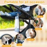 BEBOAN Portable Bottle Warmer for Travel, 12oz Large Capacity Cordless for Heating Breast Milk Formula, Smart Temperature Control 5-Temp Setting with Lock, Charging with 55w Charger - Image 3