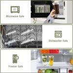 Freshmage 16oz Double Walled Insulated Tumblers (4 Pack), Tumbler Cups Keep Drinks Cold & Hot, Crystal Clear Reusable Plastic Cups, BPA-Free Plastic Drinking Glasses, Dishwasher Safe - Image 6